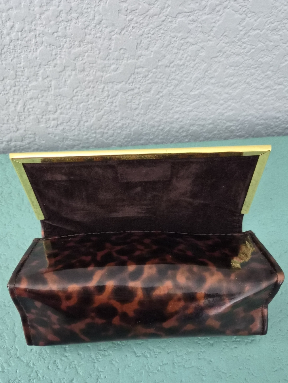 Tory Burch Tortoiseshell Eyeglass Case - Picture 6 of 7